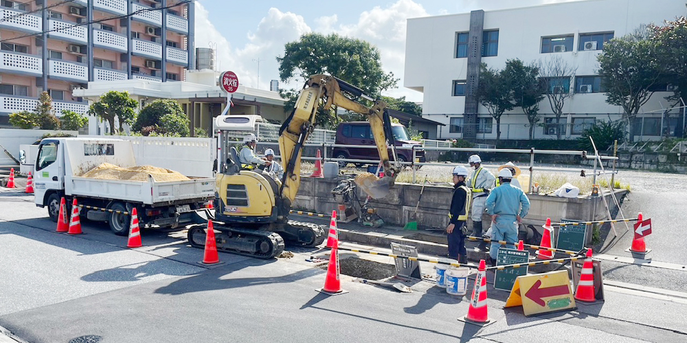 有限会社 大與設備管理【上下水道工事・配管工スタッフ（宜野湾市）【未経験歓迎／高待遇／資格取得費用全額負担】】の求人募集画像