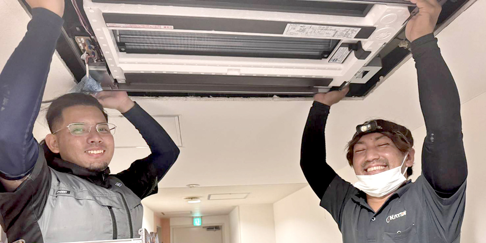 有限会社 かつ空調設備【空調工事メンテナンススタッフ(豊見城市)【未経験者歓迎/賞与年2回/無料駐車場有】】の求人募集画像