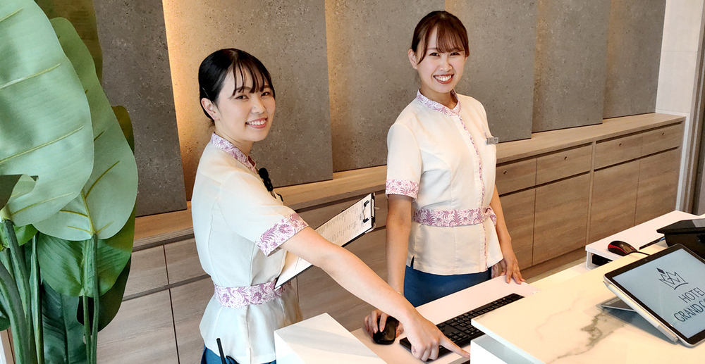 ホテルグランコンソルト那覇【夜勤ホテルフロントスタッフ(深夜勤専属)（那覇市松尾）【連休取得も可／リフレッシュ休暇（年7日）／給与UP】】の求人募集画像